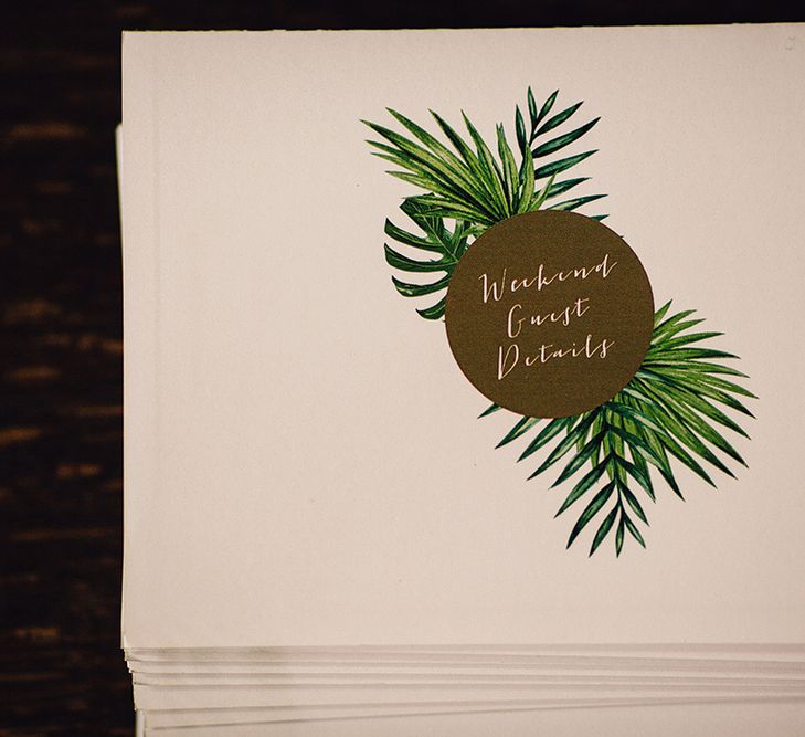 Green Fern Wedding Stationery