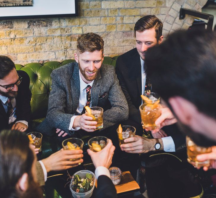 Groom & Groomsmen Pre Wedding Drinks