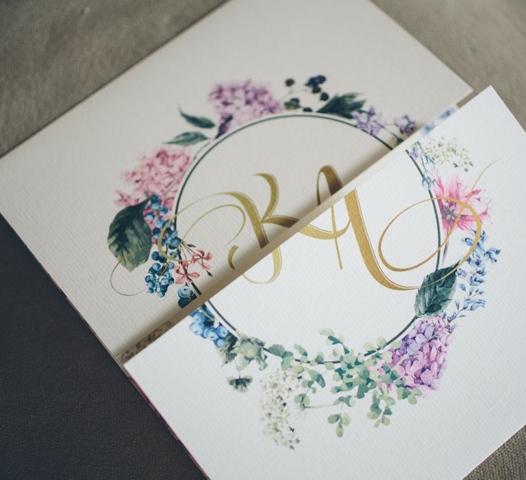 Floral Wreathe Stationery Suite