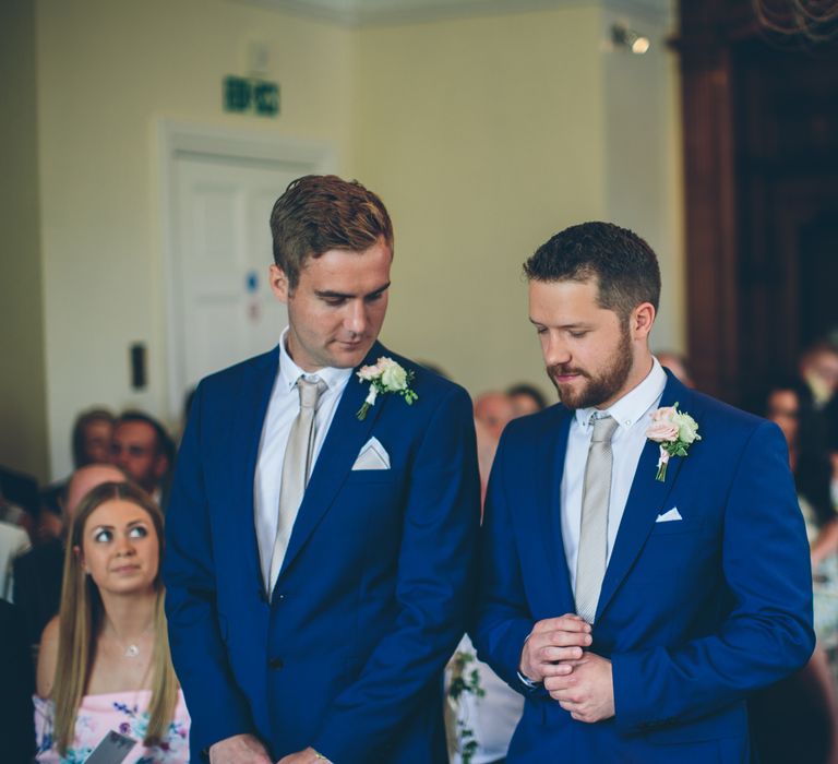 Vintage Inspired Wedding At Yeldersley Hall With Bride In Ronald Joyce And Styling By The Vintage House That Could Images By Roar Photography