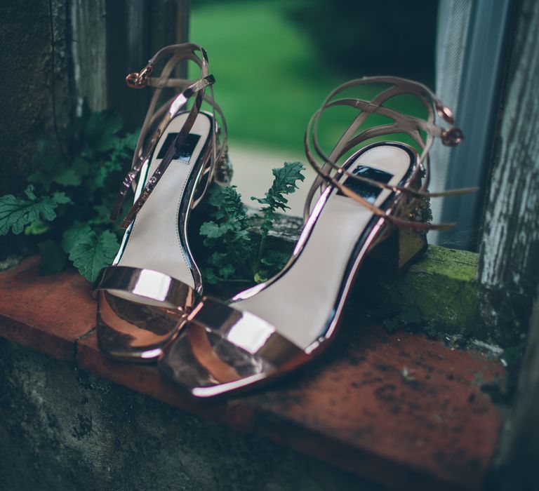 Metallic Wedding Shoes