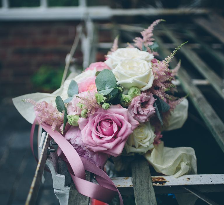 Vintage Inspired Wedding At Yeldersley Hall With Bride In Ronald Joyce And Styling By The Vintage House That Could Images By Roar Photography