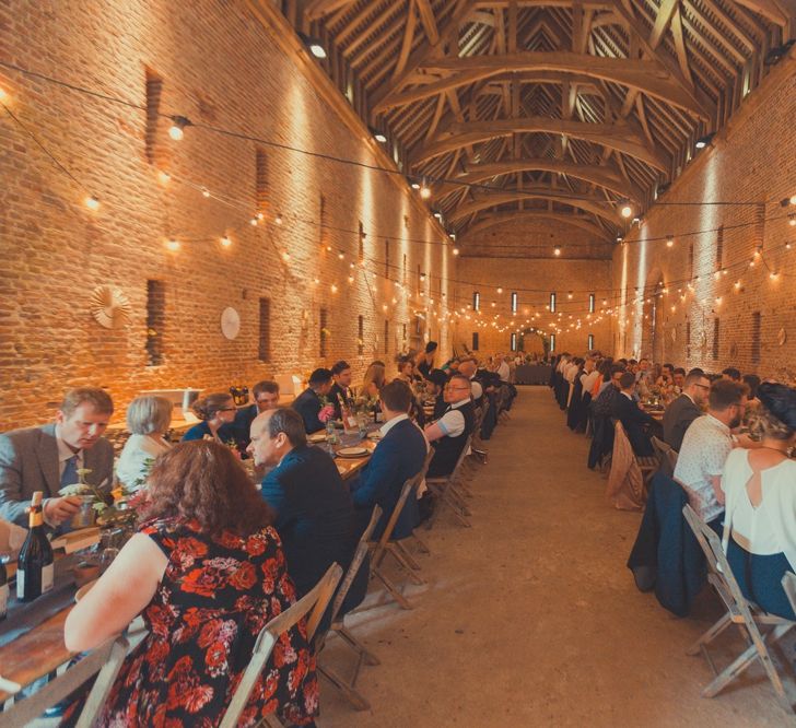 Fairy Lights in Tithe Barn, Baskingstoke, Hampshire