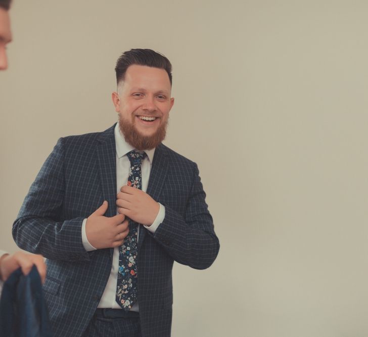 Stylish Groom in Gucci Suit