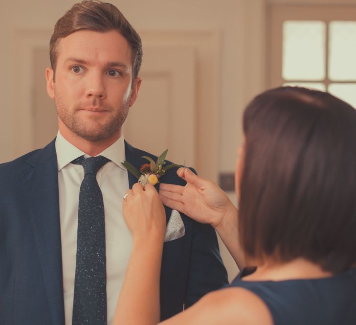 Groomsman in Reiss Suit