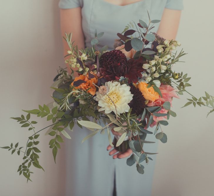 Wild Autumnal Bridal Bouquet