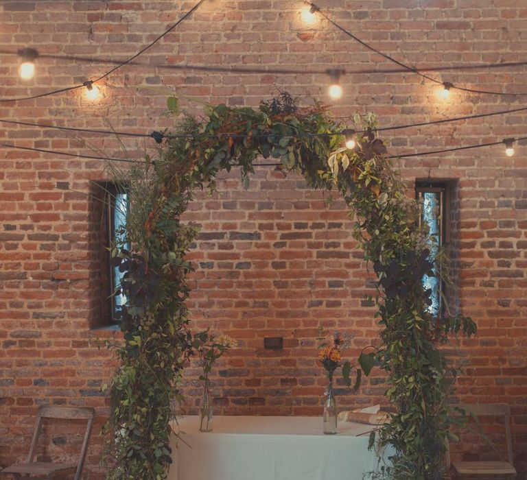 Greenery Altar Arch