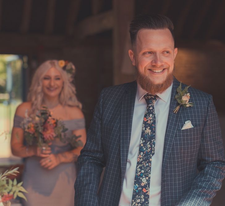 Groom in Gucci Suit