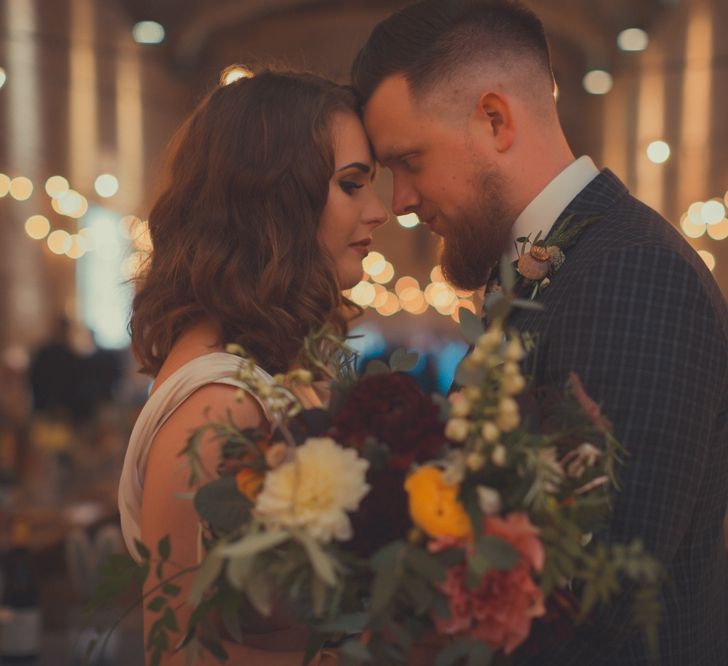 Stylish Bride in Alice Temperley Wedding Dress