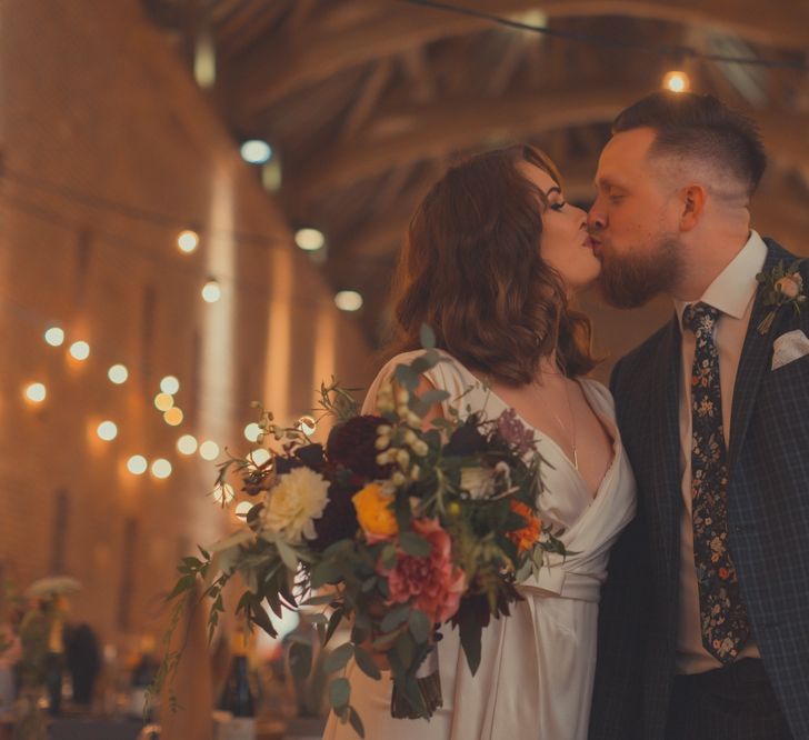 Stylish Bride in Alice Temperley Wedding Dress