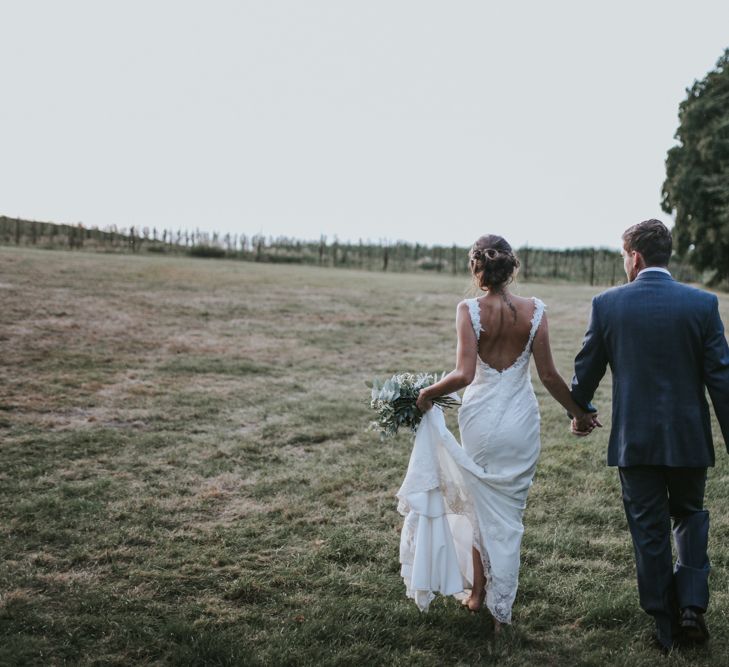 Bride & Groom Field Portrait