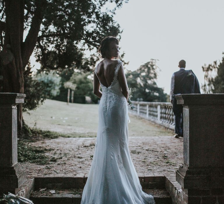 Bride in Lusan Mandongus Wedding Dress