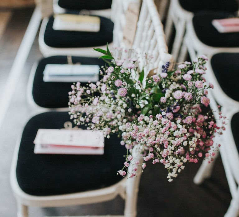 A Cotswold rustic wedding with mismatched bridesmaid dresses