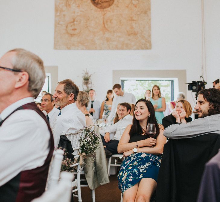 A Cotswold rustic wedding with mismatched bridesmaid dresses