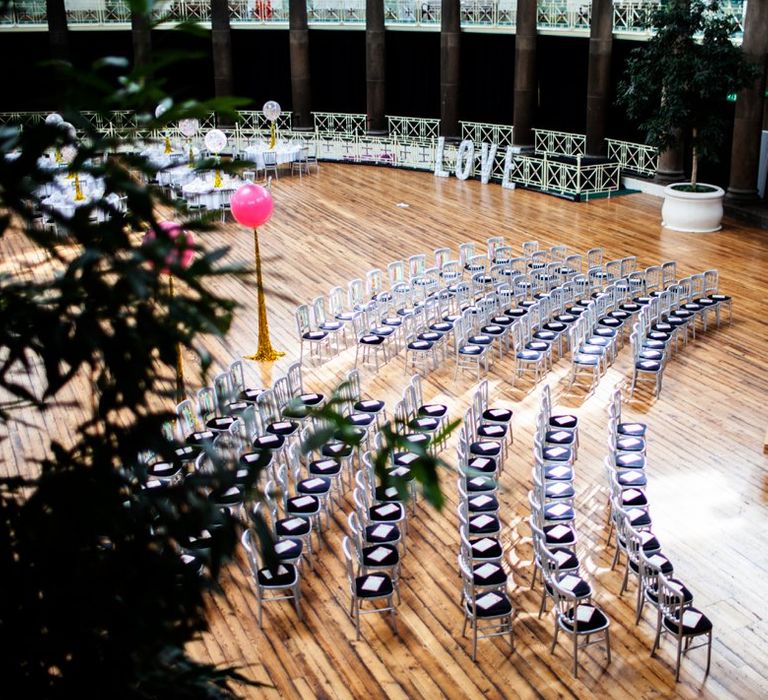 Balloon Wedding Aisle