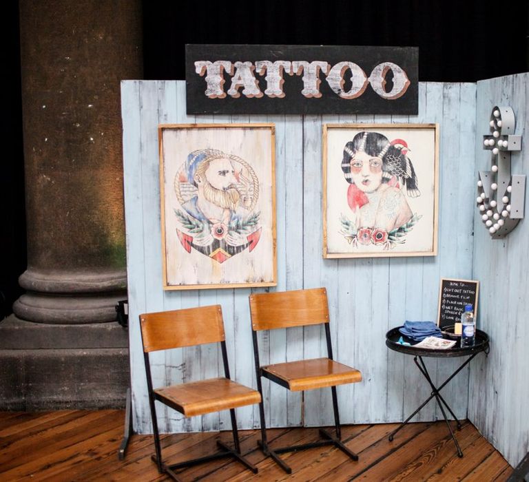 Tattoo Bar At Wedding