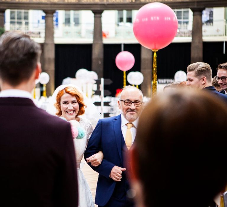 Balloon Aisle Wedding Decor