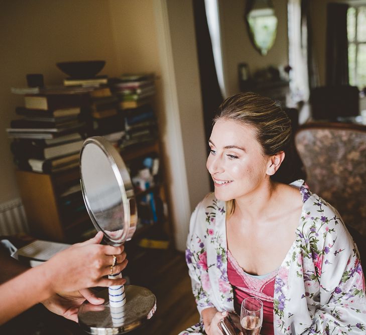 Bridal Preparations | Outdoor Ceremony at Sulgrave Manor Northamptonshire | Nicola Casey Photography