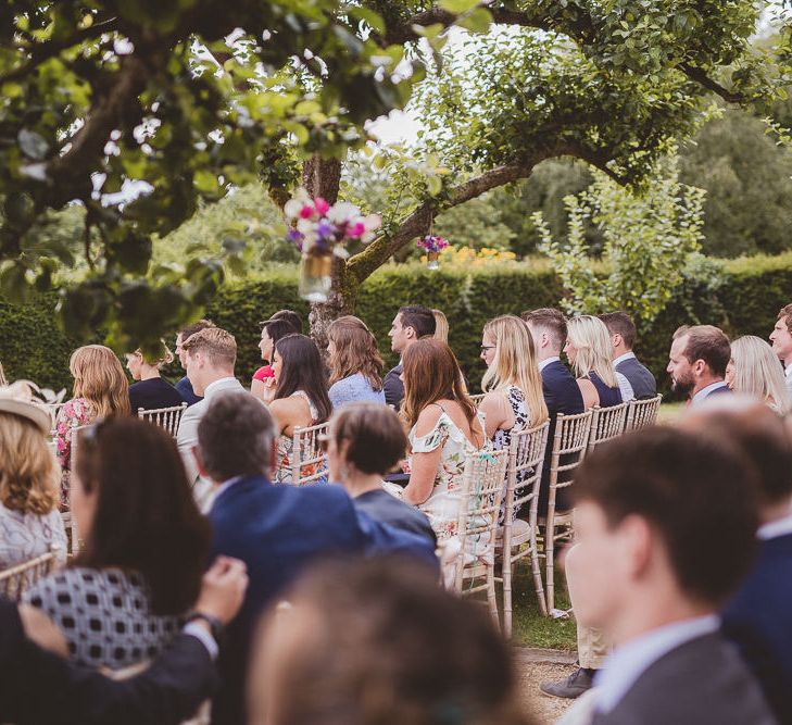 Outdoor Ceremony at Sulgrave Manor Northamptonshire | Nicola Casey Photography