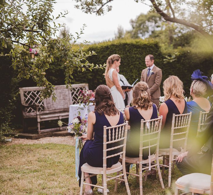 Outdoor Ceremony at Sulgrave Manor Northamptonshire | Nicola Casey Photography