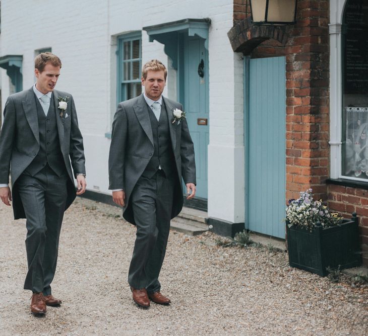 Groomsmen in Grey Morning Suits