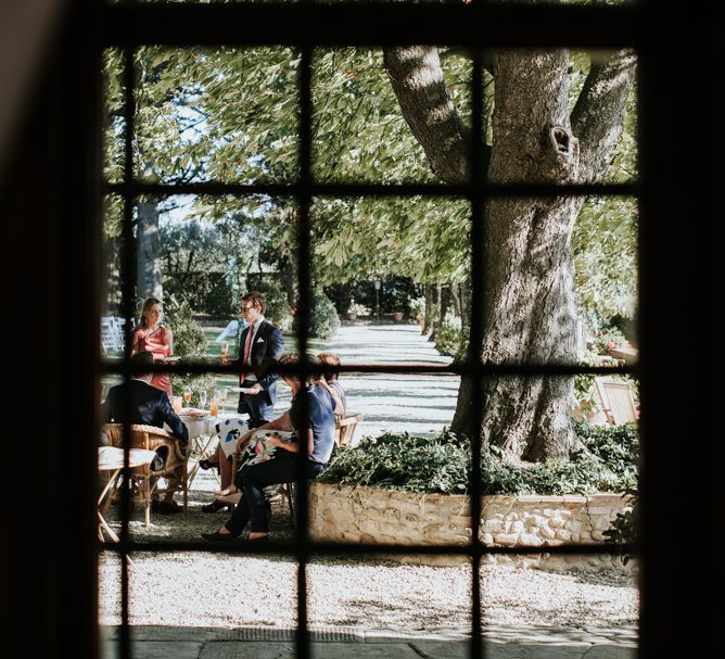 Fairy Light Canopy Wedding In Tuscany Italy Styled By Italian Eye And Photographed By Damien Milan Photography With Bride In Hayley Paige