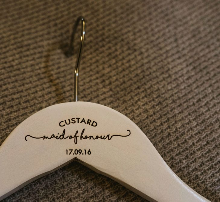 Personalised Hanger For Maid of Honour