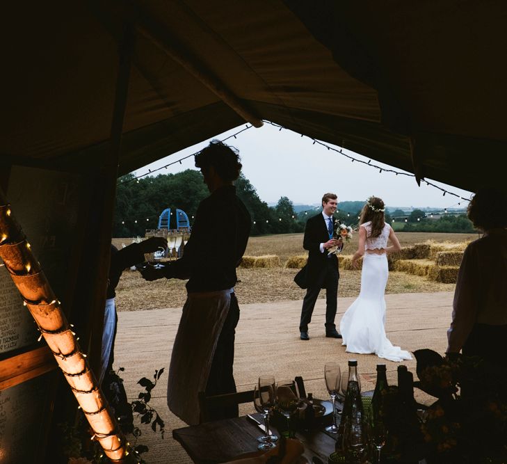 Tipi Wedding In Norfolk