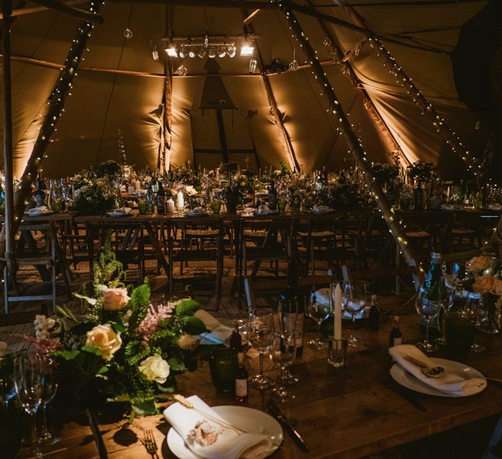 Tipi Wedding In Norfolk