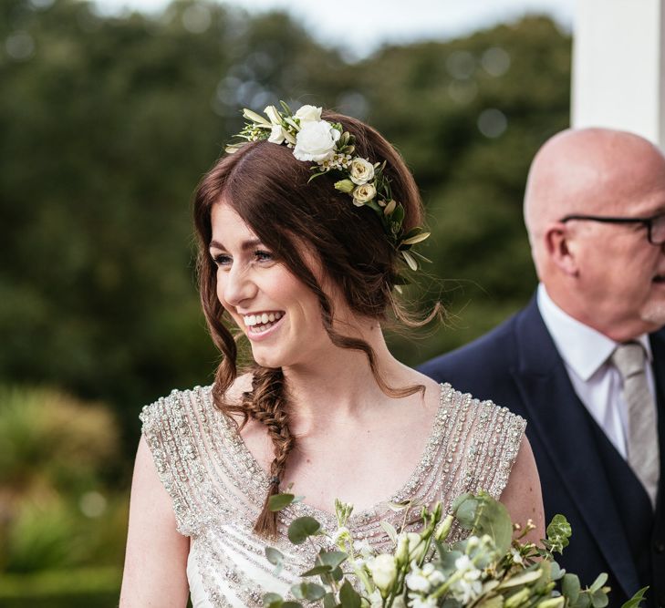 Bridal Beauty | Side Braid | Flower Crown