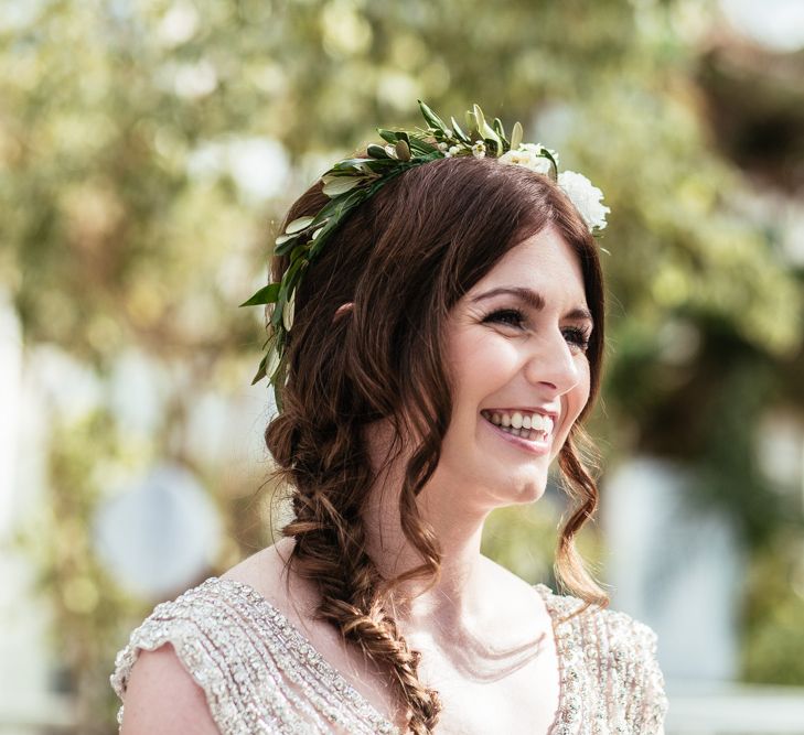 Bridal Braid & Flower Crown