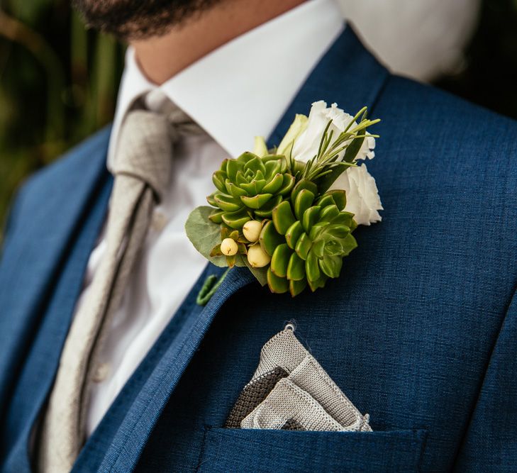 Succulent Buttonhole