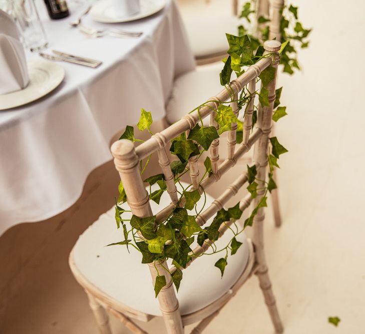 Ivy Laurel Chair Decor