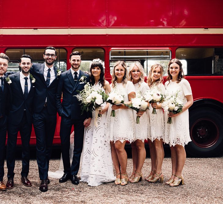 Rue De Seine Bride For A Rustic Luxe Wedding At Calke Abbey Riding School Groom In Reiss With Images By Samuel Docker Photography