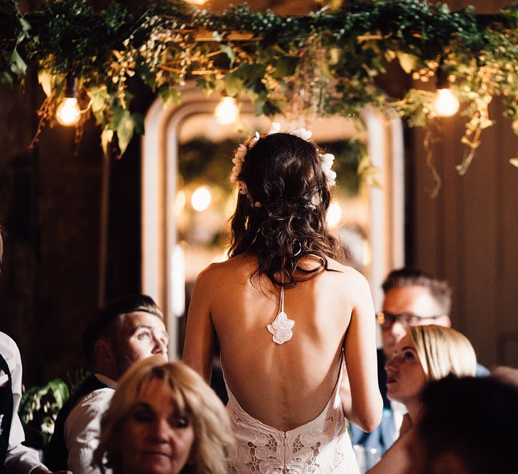 Rue De Seine Bride For A Rustic Luxe Wedding At Calke Abbey Riding School Groom In Reiss With Images By Samuel Docker Photography