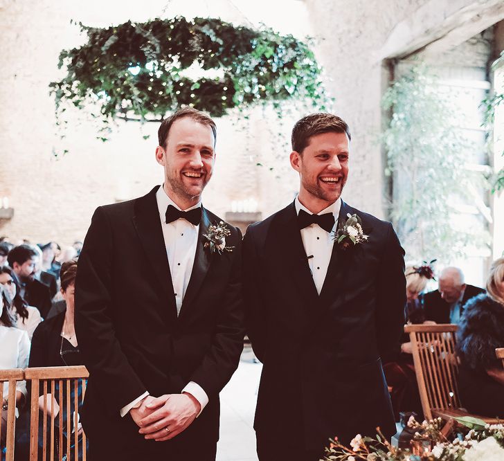 Groom In Black Tie