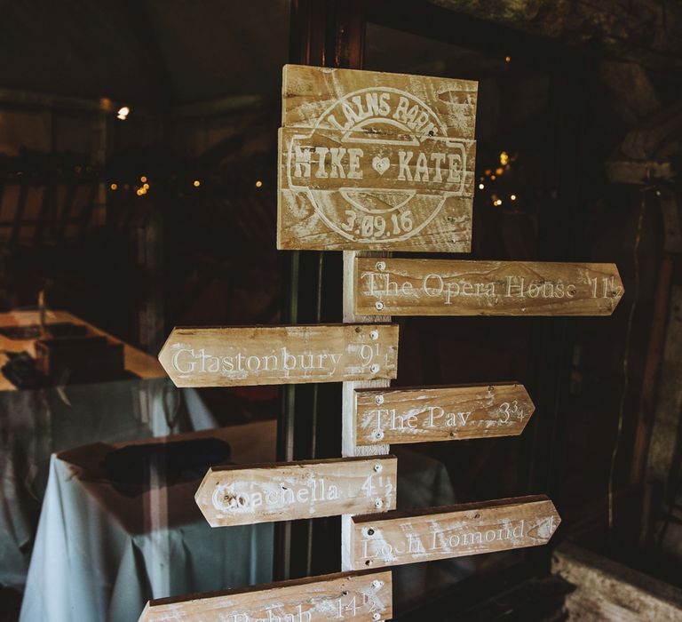 Rustic Wedding Signs