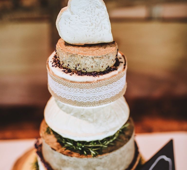 Cheese Tower Wedding Cake