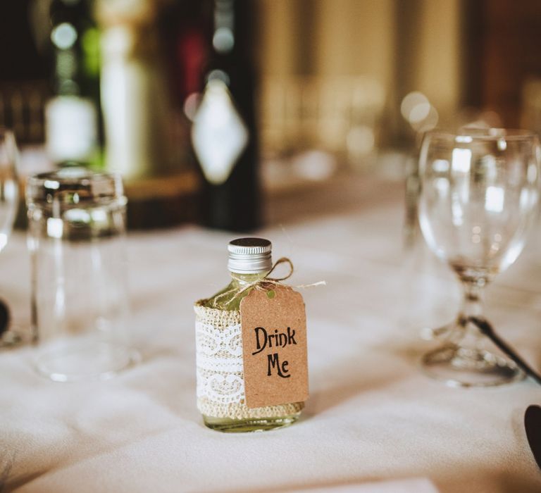 Rustic Wedding Decor Jam Jar Flowers