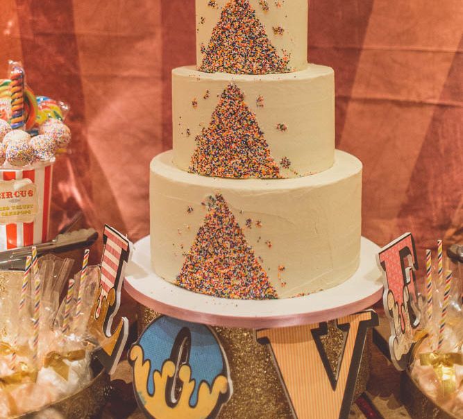 Hummingbird Bakery Wedding Cake | Ham Yard Hotel Wedding in London Soho | WE ARE // THE CLARKES