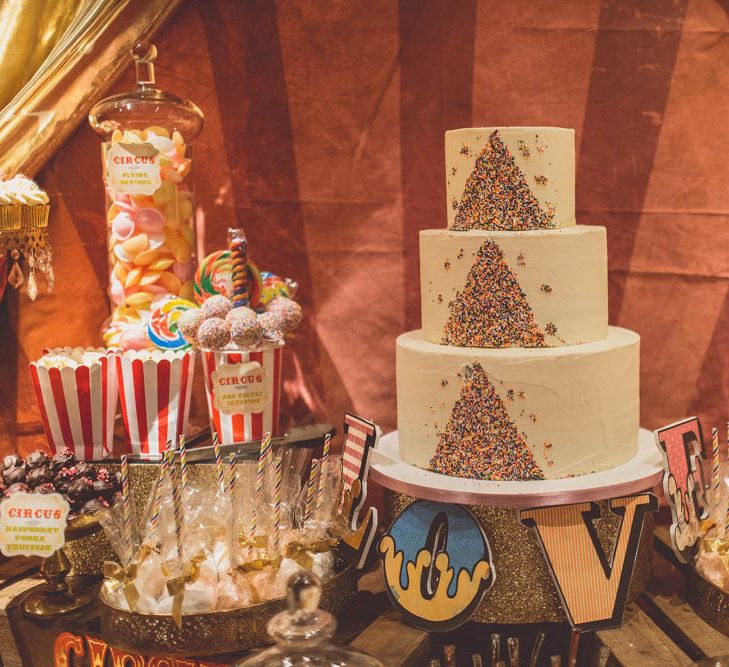 Hummingbird Bakery Wedding Cake | Ham Yard Hotel Wedding in London Soho | WE ARE // THE CLARKES