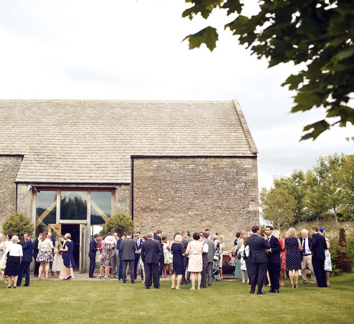 Bride With Pastel Flower Crown For A Rustic Music Themed Wedding At Stone Barn With Images From Weddings Vintage