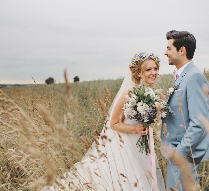 Bride & Groom Portraits by Weddings Vintage at Stone Barn