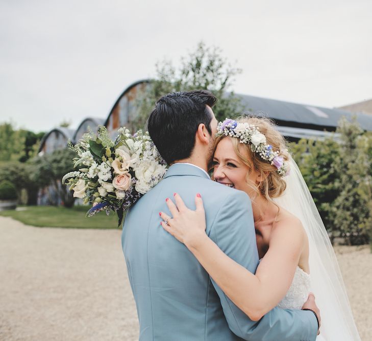 Bride & Groom Portraits by Weddings Vintage at Stone Barn