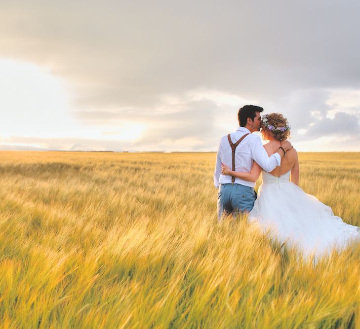 Bride & Groom Golden Hour Portraits By Weddings Vintage