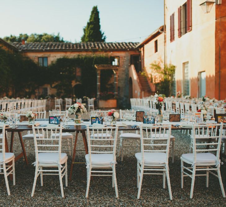 Outdoor Wedding Reception