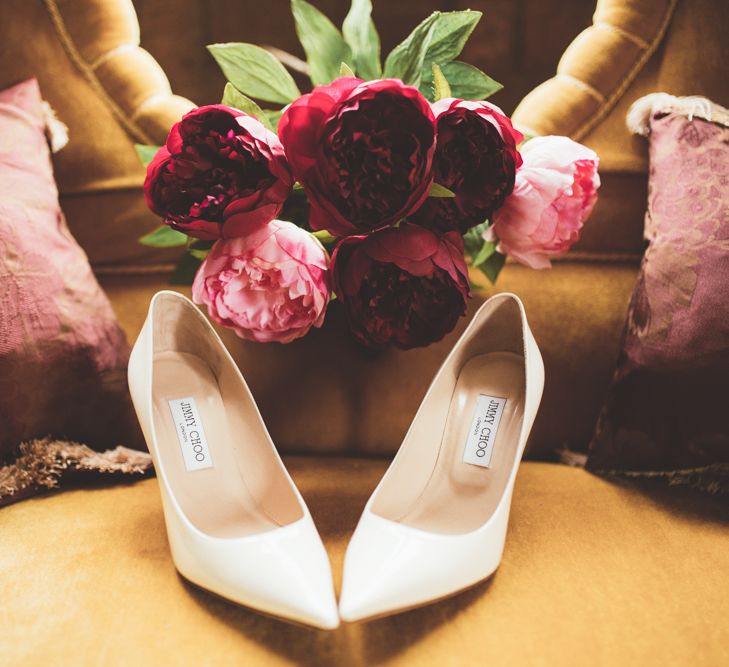 Jimmy Choo Bridal Shoes | Maryanne Weddings Photography