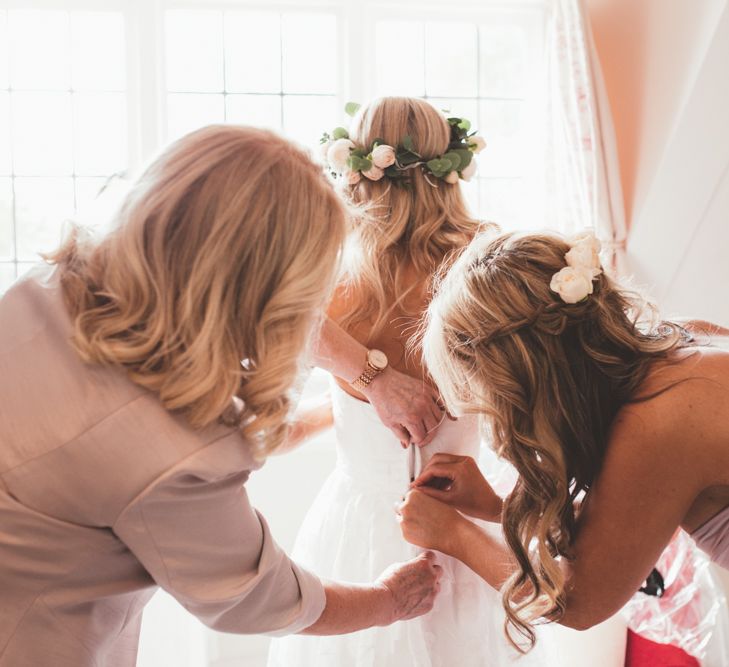 Bride in Kate Halfpenny London Eseme Bridal Gown | Maryanne Weddings Photography