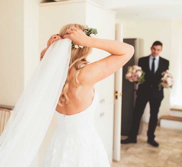 Bride in Kate Halfpenny London Eseme Bridal Gown | Maryanne Weddings Photography