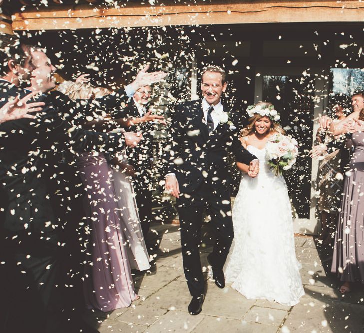 Confetti Moments | Bride in Kate Halfpenny London Eseme Bridal Gown | Maryanne Weddings Photography